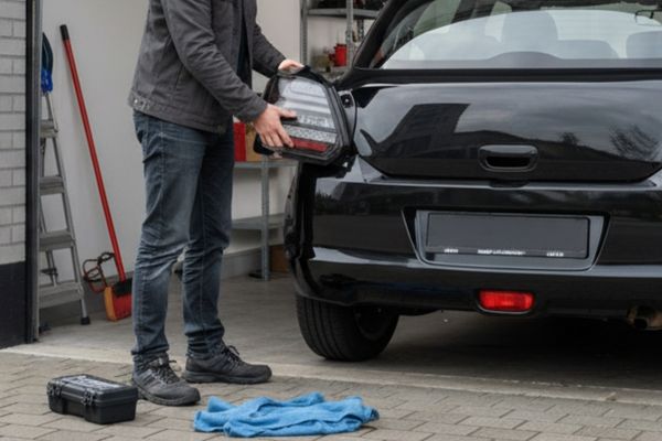 Montage Suzuki Rückleuchten